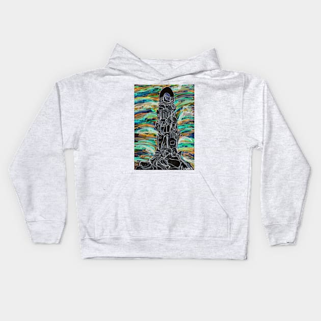 Dragon Tower. Kids Hoodie by LukeMargetts